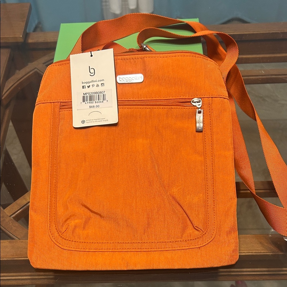 BAGGALLINI Orange Crossbody Bag NEW WITH TAGS